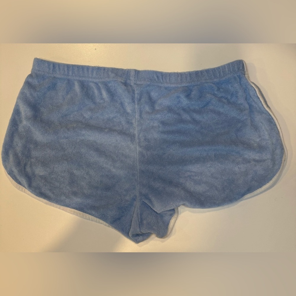 American Eagle Outfitters Soft Knit Runner Shorts - Light Blue, Size M